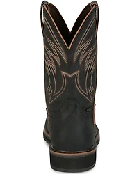 Justin Men's 11" Stampede Widowmaker Waterproof Pull-On Work Boots - Steel Toe