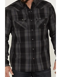 Ariat Men's Harrold Plaid Long Sleeve Snap Western Flannel Shirt