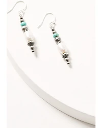 Paige Wallace Women's Navajo Pearl Stick Earrings