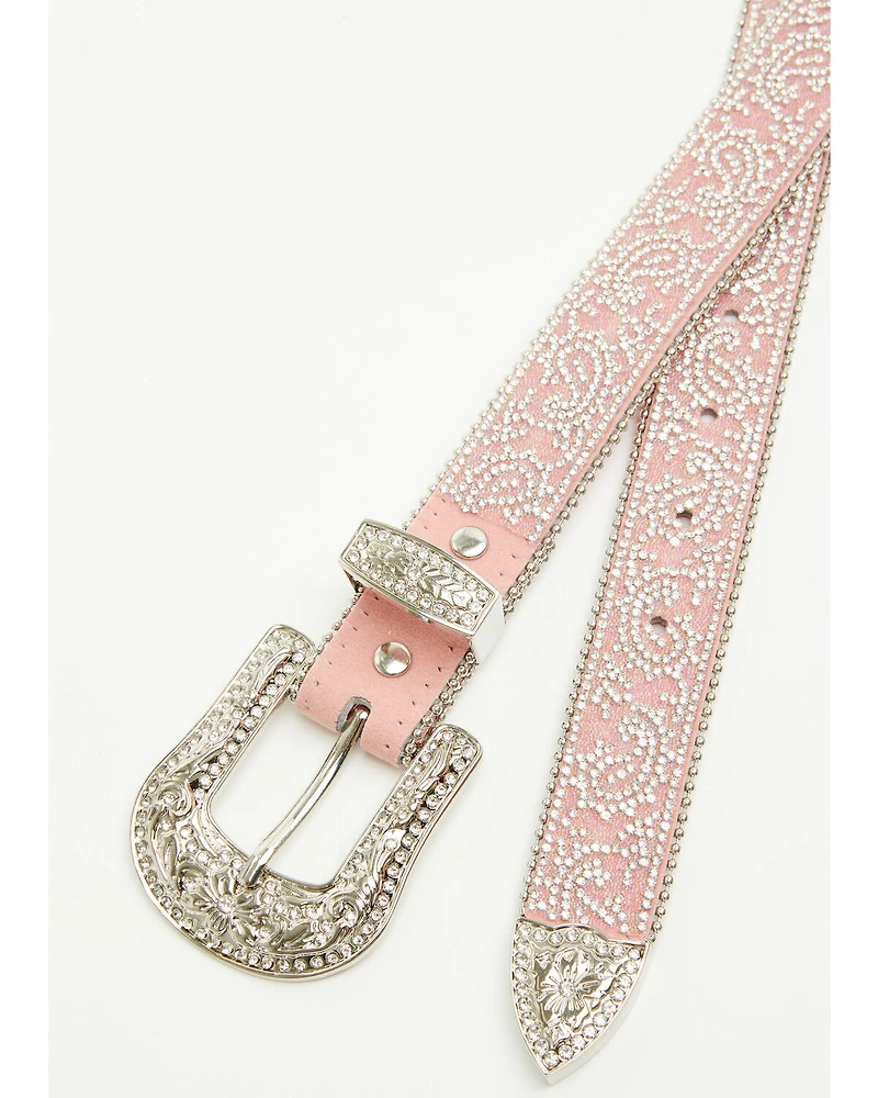 Shyanne Girls' Paisley Bling Buckle Belt