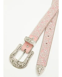 Shyanne Girls' Paisley Bling Buckle Belt