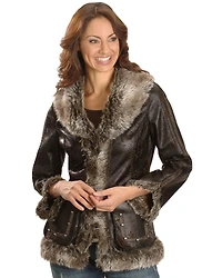 Scully Women's Faux Fur Shearling Jacket