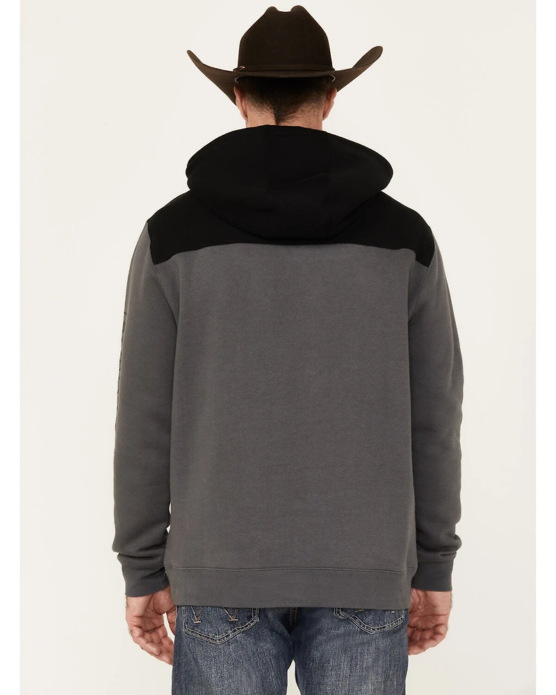 RANK 45® Men's Reflective Sleeve Hooded Sweatshirt