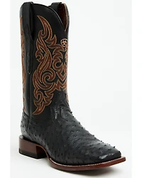 Ariat Men's Exotic Full Quill Ostrich Classic Cash Western Boots - Broad Square Toe
