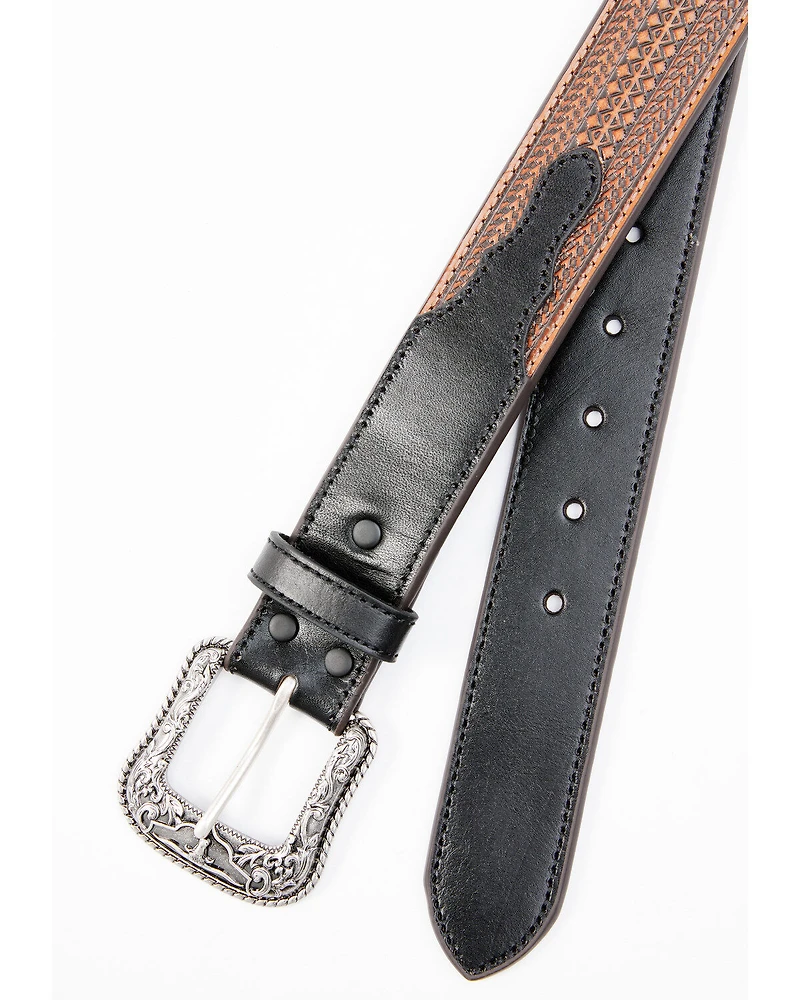 Cody James Men's Embossed Geo Belt