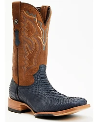 Tanner Mark Men's Exotic Python Western Boots - Broad Square Toe