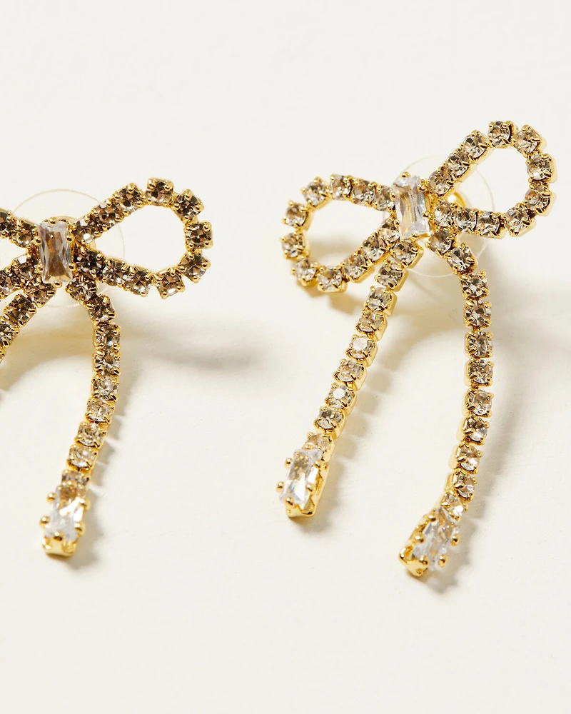 Shyanne Women's Bow Statement Earrings