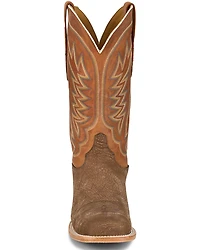 Justin Men's Cowman Western Boots - Broad Square Toe
