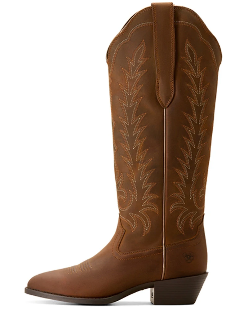 Ariat Women's Heritage StretchFit Distressed Tall Western Boots - Round Toe