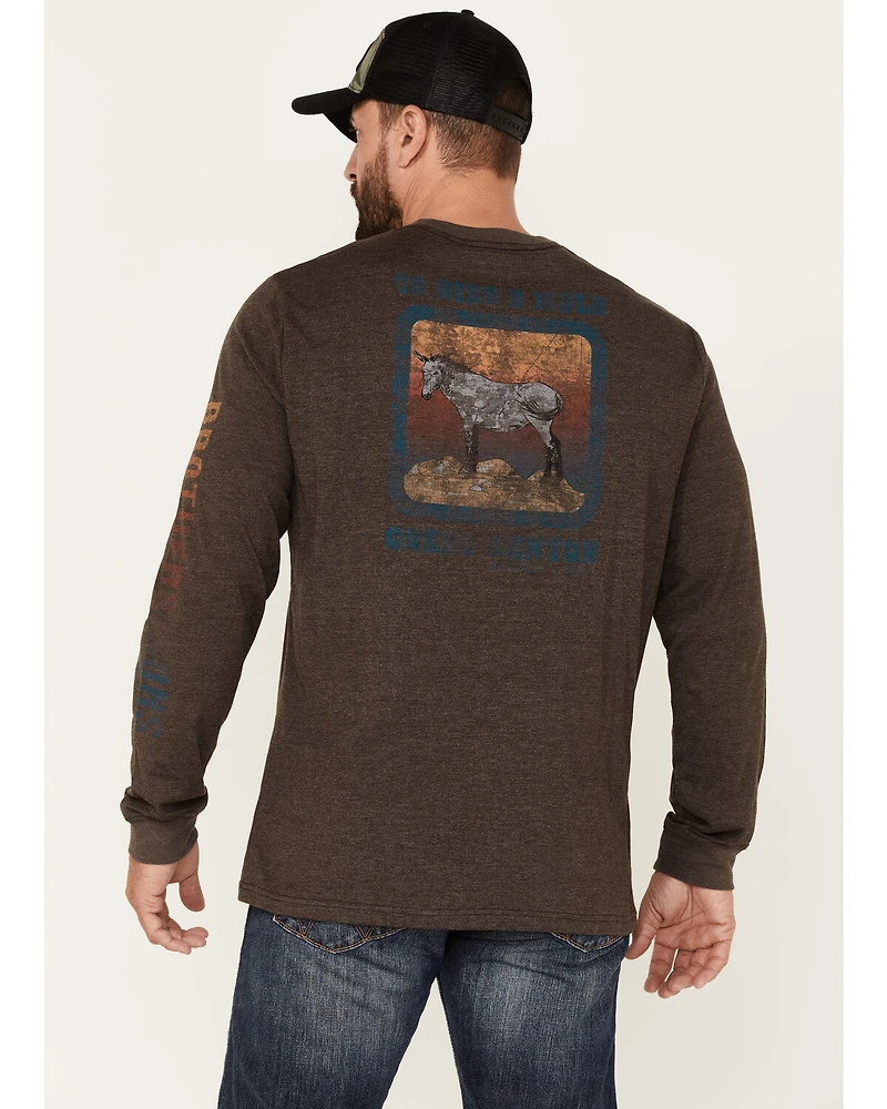 Brothers and Sons Men's Ride A Mule Long Sleeve T-Shirt