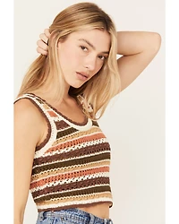 Shyanne Women's Striped Sweater Tank