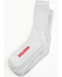 Wolverine Men's Solid Crew Socks - 4 Pack