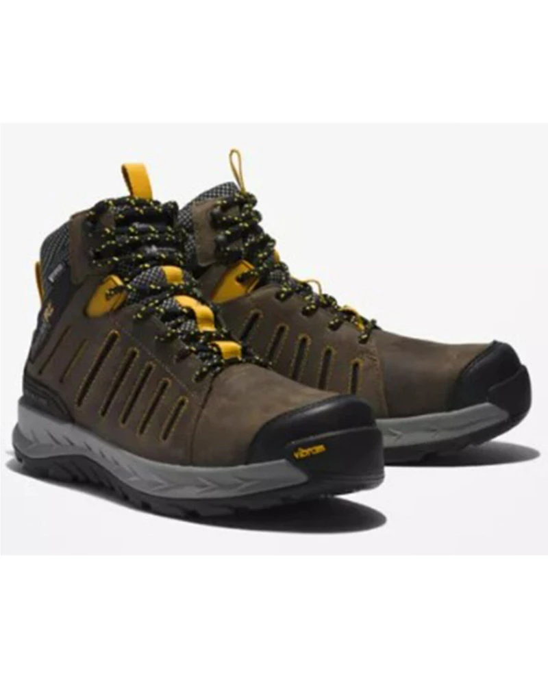 Timberland PRO Men's Waterproof Lace-Up Work Boots - Composite Toe