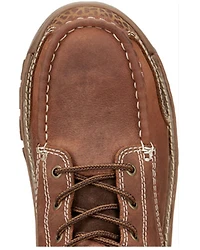 Justin Men's 5" Corbett Lace-Up Moc Waterproof Work Boots - Alloy Toe