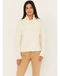 Shyanne Women's Cable Fringe Sweater