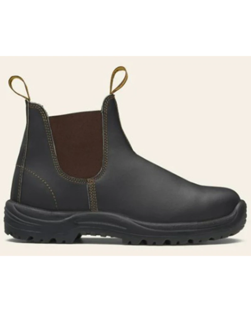 Blundstone Men's Chelsea Work Boots - Steel Toe