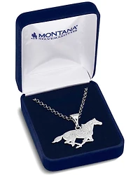 Montana Silversmiths Women's Out West Running Horse Necklace