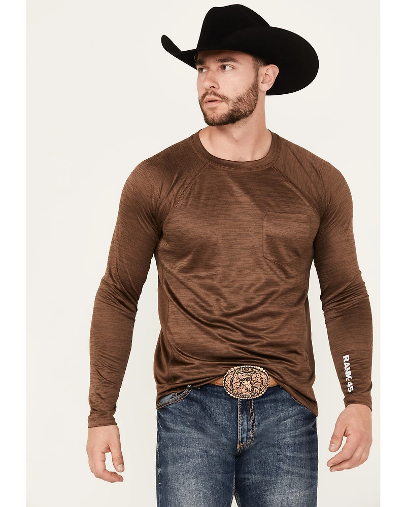 RANK 45® Men's Long Sleeve Performance T-Shirt