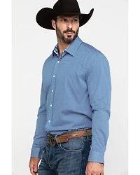 Scully Signature Soft Series Men's Geo Print Long Sleeve Western Shirt