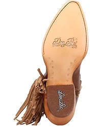Dan Post Women's Dayla Fringe Tall Western Boots - Snip Toe