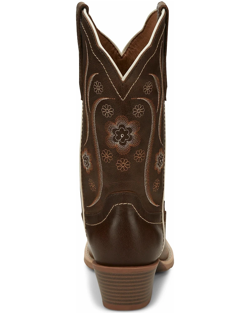 Justin Women's Jesse Brown Western Boots - Square Toe
