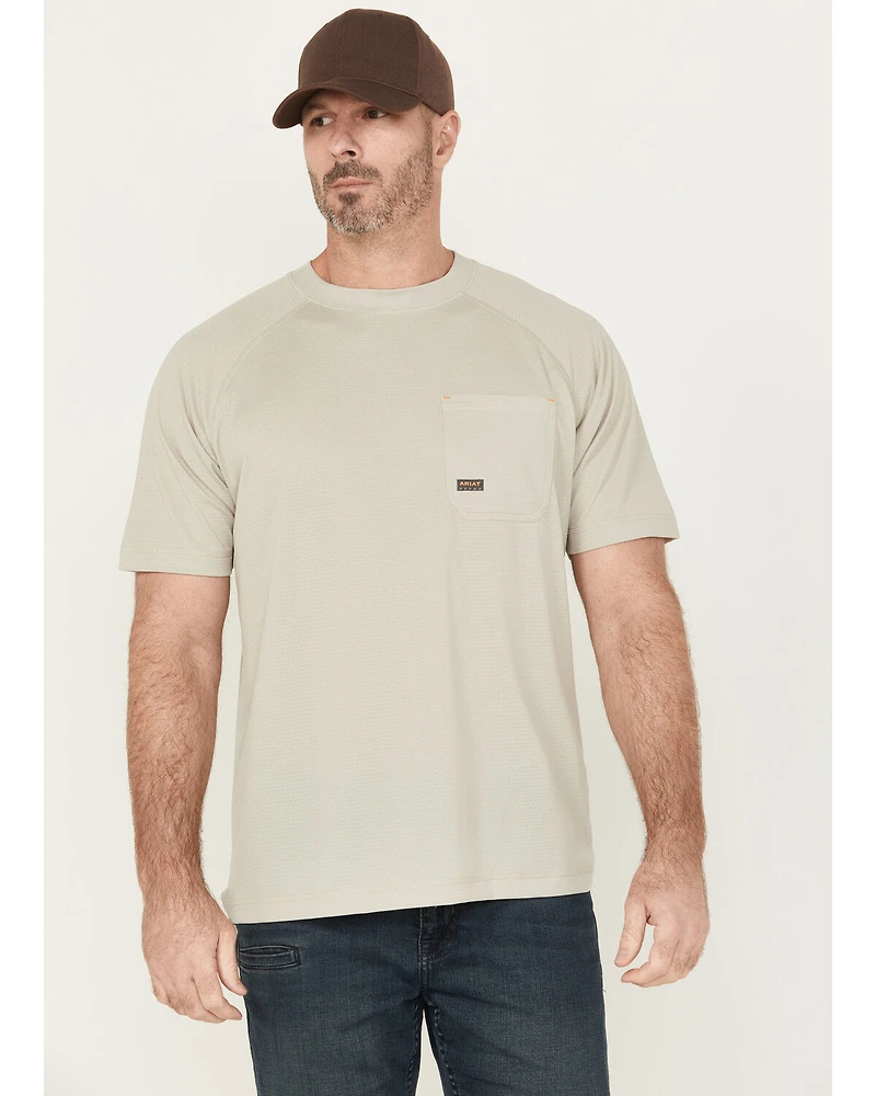 Ariat Men's Rebar Heat Fighter Wired Short Sleeve Pocket Work Shirt