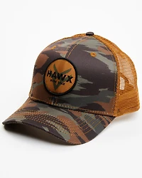 Hawx Men's Camo Print Circle Patch Ball Cap