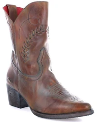Bed Stu Women's Amanda II Western Booties - Round Toe