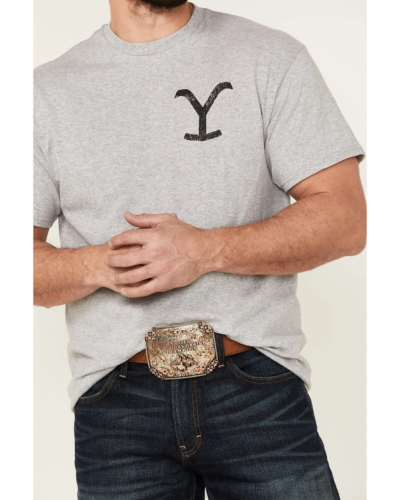 Paramount Network's Yellowstone Men's Rip For The Brand Graphic Short Sleeve T-Shirt