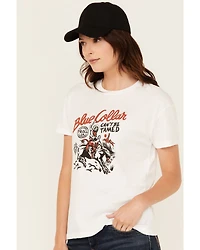 Troll Co Women's Can't Be Tamed Short Sleeve Graphic Tee