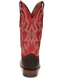 Justin Men's Mingus Walnut Western Boots - Broad Square Toe
