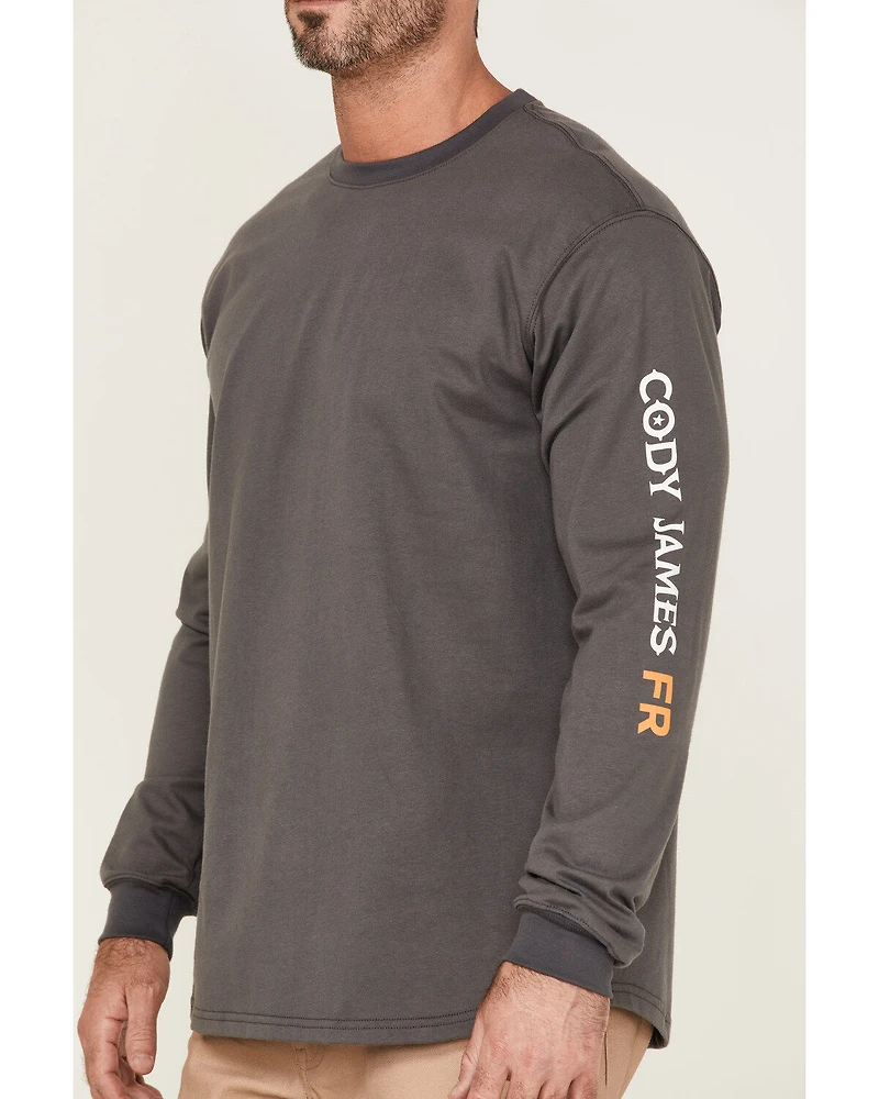 Cody James Men's FR Logo Long Sleeve Work T-Shirt
