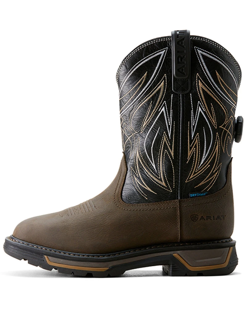 Ariat Men's Big Rig BOA Waterproof Work Boots - Soft Toe