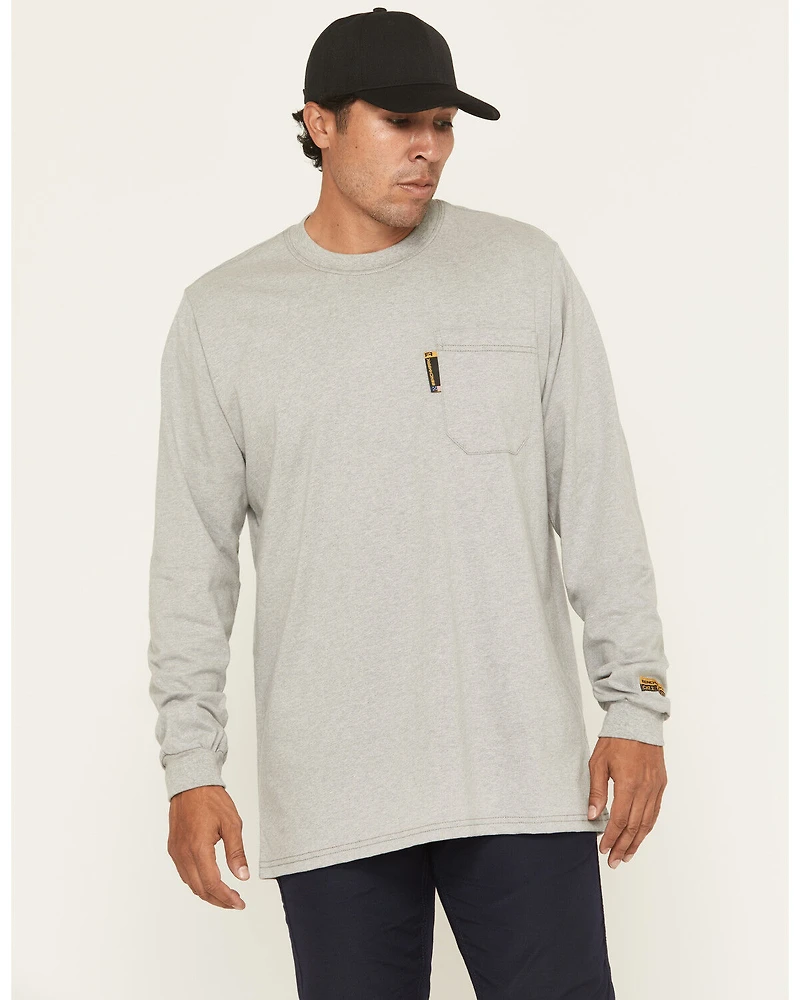 Benchmark FR Men's Houston Refining Long Sleeve Graphic Work T-Shirt