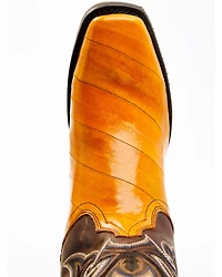 Dan Post Men's Eel Exotic Western Boots - Square Toe
