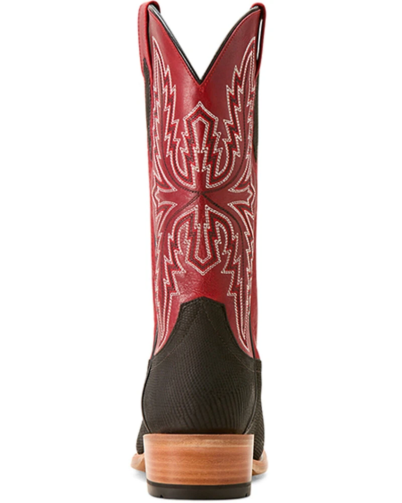 Ariat Men's Futurity Relentless Gold Rush Exotic Lizard Western Boots - Square Toe