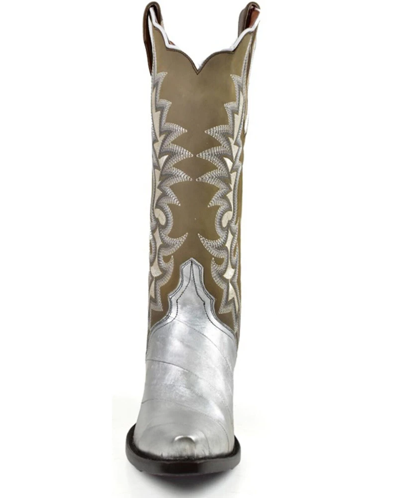 Dan Post Women's Eel Exotic Western Boot - Snip Toe