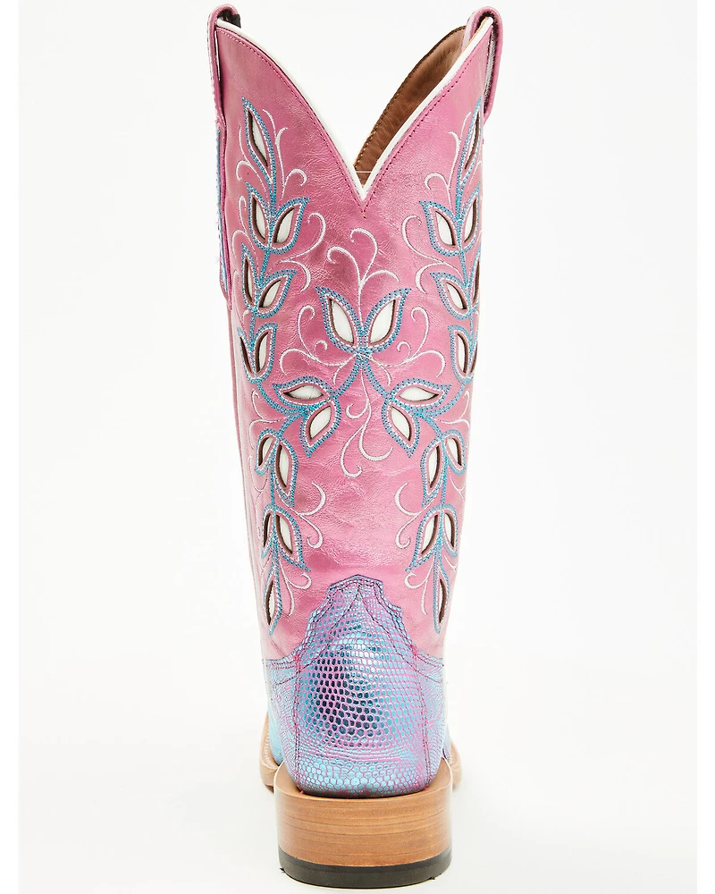 Ariat Women's Futurity Exotic Lizard Western Boots - Square Toe