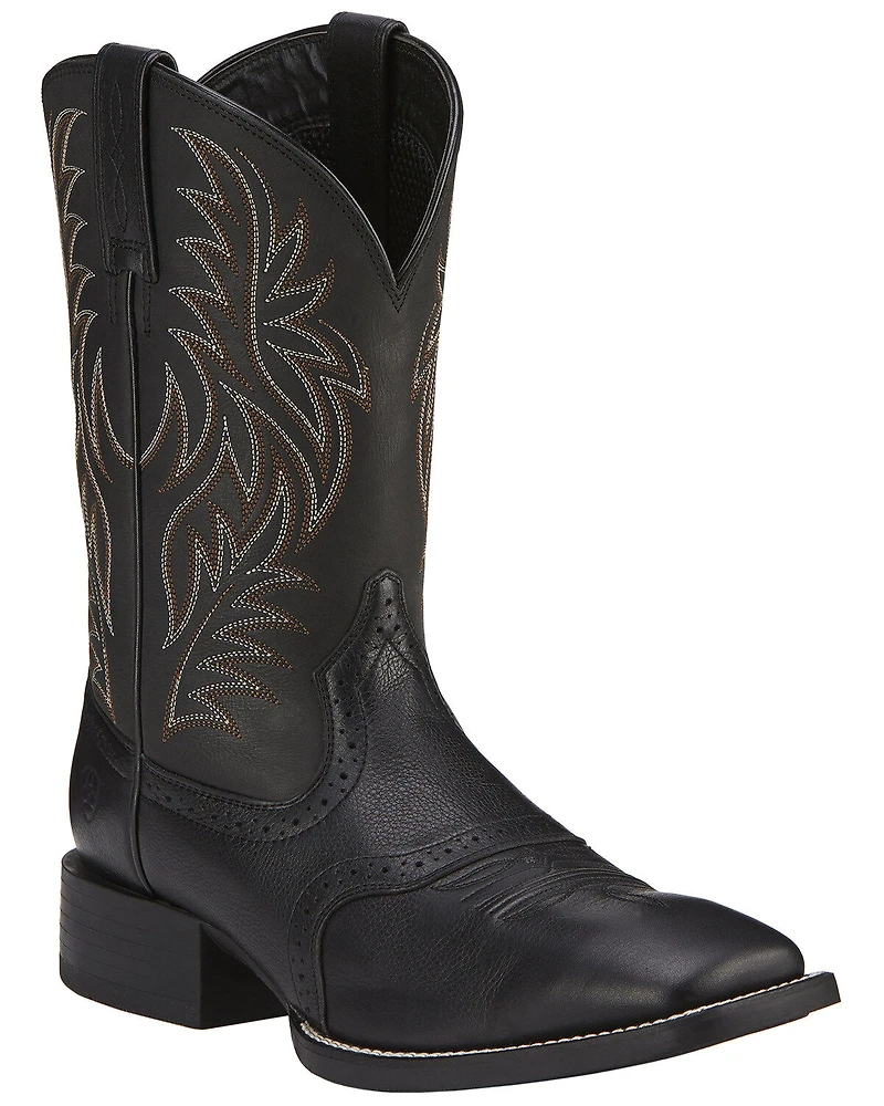 Ariat Men's Sport Performance Western Boots - Broad Square Toe