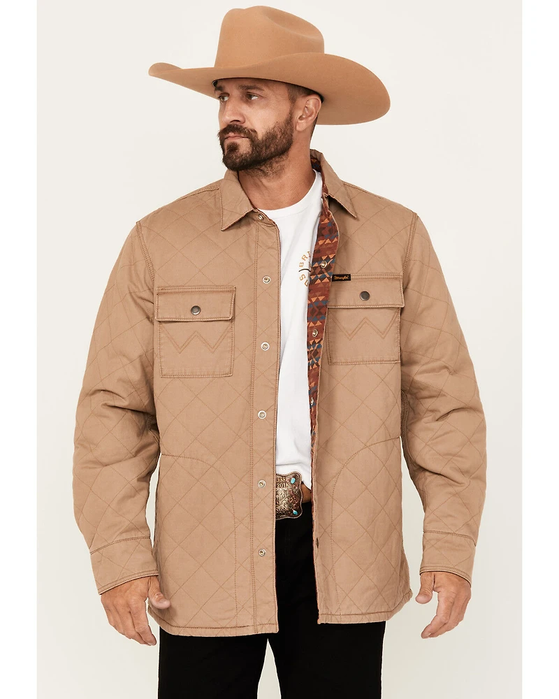 Wrangler Men's Reversible Quilted Shirt Jacket