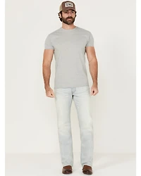 Moonshine Spirit Men's Savage Wash Hutch Slim Bootcut Stretch Denim Jeans