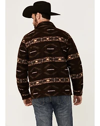 Powder River Outfitters Men's Southwestern Print Berber Zip Jacket