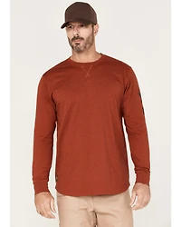 Hawx Men's Solid Logo Graphic Work T-Shirt