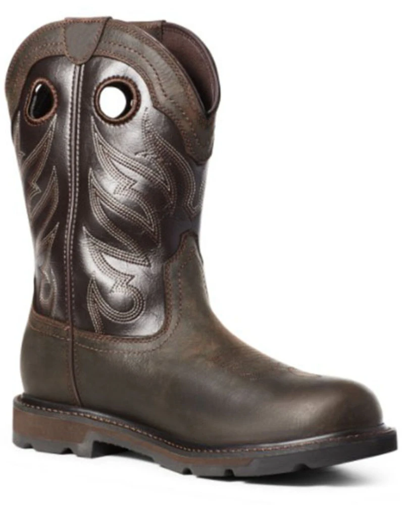 Ariat Men's Groundwork Western Work Boots - Soft Toe