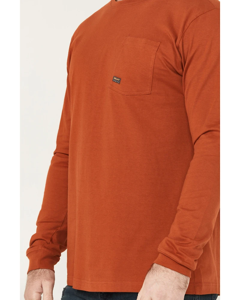 Ariat Men's Rebar Cotton Strung Long Sleeve Work Shirt