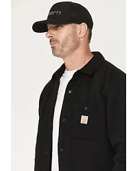Carhartt Men's Rain Defender® Loose Fit Heavyweight Quilted Snap Front Shirt Jacket
