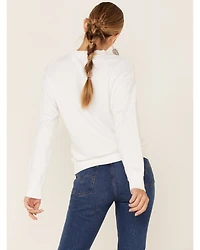 Levis Women's White Batwind Logo Crew Sweatshirt