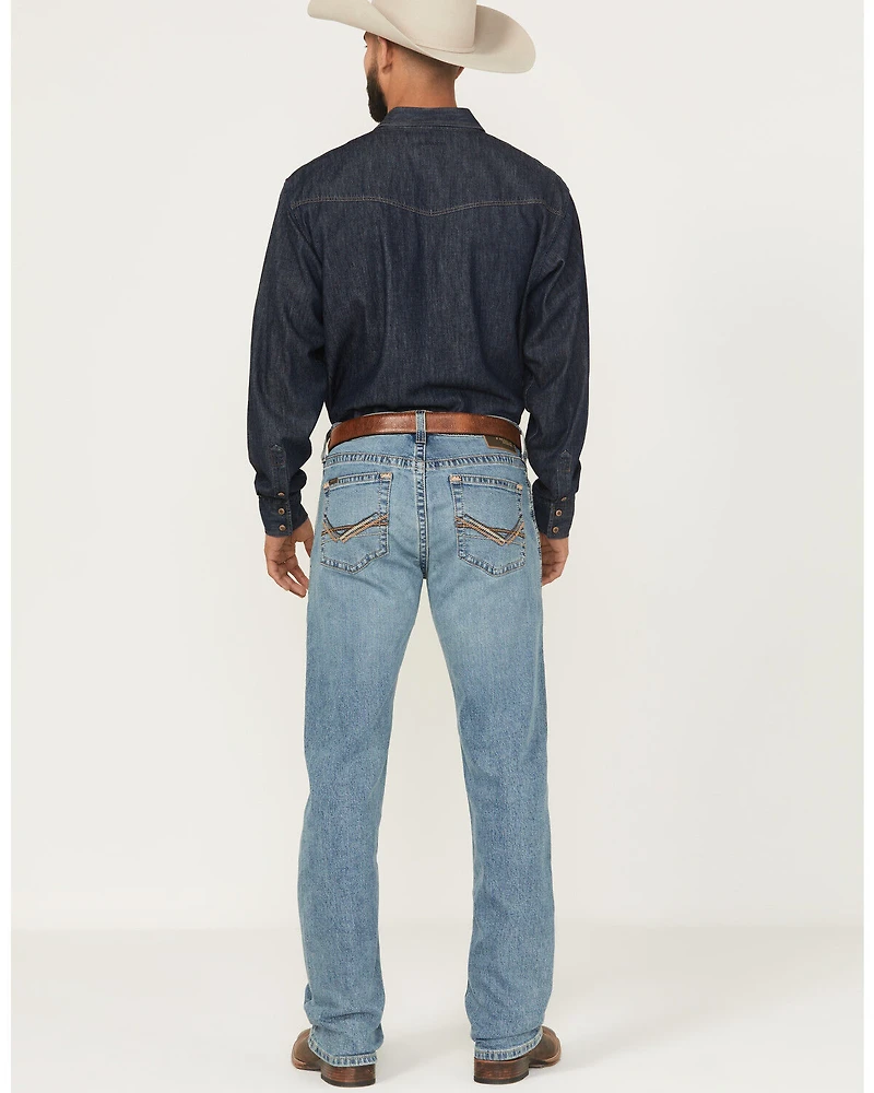 Ariat Men's M2 Logan Bennet Medium Wash Relaxed Bootcut Stretch Denim Jeans