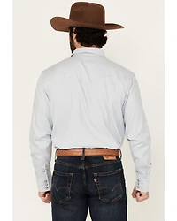 Blue Ranchwear Men's Alcova Solid Long Sleeve Snap Western Shirt