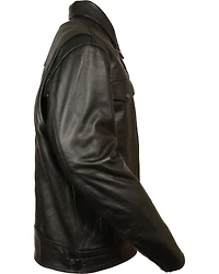 Milwaukee Leather Men's High End Utility Pocket Vented Cruiser Jacket - 4X